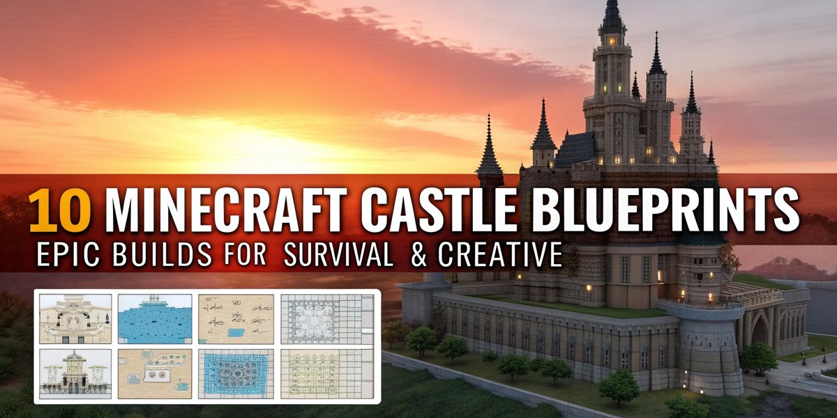 Minecraft Blueprints Build Epic Structures Layer By Layer